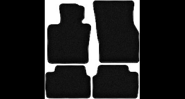 BASIC zwarte velours matten voor: Mini Cooper F55 5-deurs (2014-)