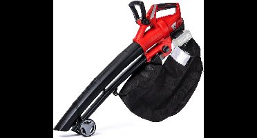 Zylo® Bladzuiger met Opvangzak - Bladzuiger - Bladzuiger met Accu - 30.5 x 24.4 x 45 cm - Zwart/Rood