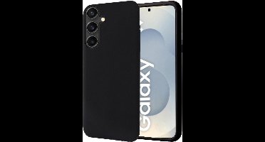 Hoesje geschikt voor Samsung Galaxy S25 - Mat Back Case Zwart