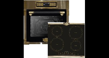 Kaiser - inbouwoven - EH 6726 AD - 60 cm - 80 L - KCT 6192 FI Em - inductiekookplaat - 60 cm