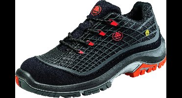 Bata werkschoenen - Qubit - S1P laag - zwart/oranje - maat 45 W