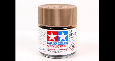 Tamiya Hobbyverf Acrylverf - XF-52 Earth - Matt - Acryl - 23ml Verf potje - 23 ml