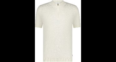 Blue Industry poloshirt korte mouw creme