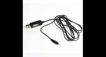USB laadkabel met 2,0mm x 0,5mm plug voor o.a. Nokia telefoons - 1,2 meter