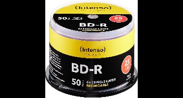 (Intenso) Blu-ray disc - 25 GB - 6x speed - cakebox 50 stuks