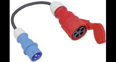 AS Schwabe 61372 Stroom Adapterkabel 16 A Zwart 0.3 m H07RN-F 3G 2,5 mm²