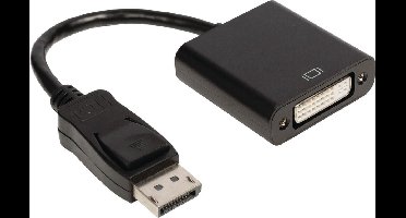 DisplayPort naar DVI adapter - versie 1.1 (1920 x 1200) / zwart - 0,20 meter