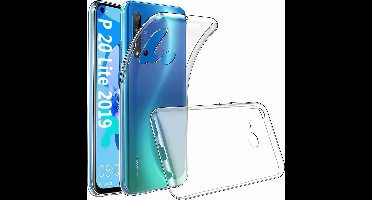 Ntech Hoesje Geschikt voor Huawei P20 lite (2019) Transparant Hoesje / Crystal Clear TPU Case