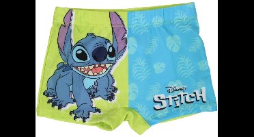 Disney Stitch Zwemboxer - Blauw/Groen - Maat 98/104