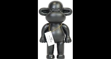 Housevitamin Ornament - Aap Beeld 'The Legend' - Polyresin - 20,5x13,5x35cm - Zwart