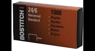 Nietjes 24/6 mm box/1000 gegalvaniseerd - 130 stuks