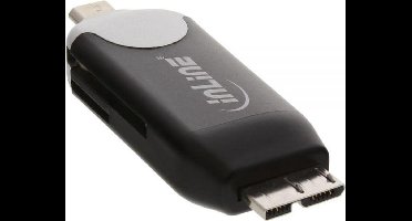 InLine USB3.0 / USB2.0 Micro OTG kaartlezer