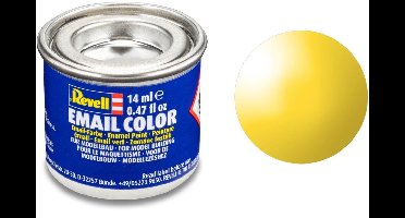 Revell Hobbyverf Enamel verf - #12 Yellow - Gloss - RAL1018 - Enamel - Verf potje - 14 ml