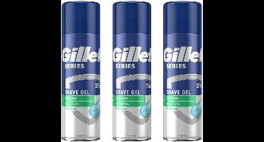 Gillette Series Gevoelige Huid - 3 x 200 ml - Scheergel