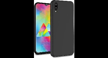 Ntech Hoesje Geschikt Voor Samsung Galaxy M10 Hoesje Silicone Hoesje Flexible & Scratch Resistent TPU Case - Zwart