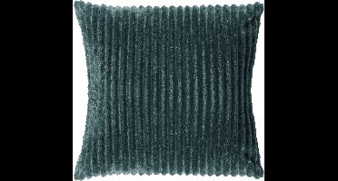 Dutch Decor MART - kussenhoes 45x45 cm - zacht ribfluweel - corduroy - Sagebrush Green - groen - met rits - zonder binnenkussen