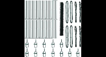 vidaXL - Hekpaal. - Groen