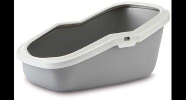 Savic Aseo - Kattenbak - Grijs/Wit - 56x39x27,5 cm