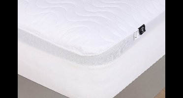 Asir - Eenpersoonsbedbeschermer - Wit - 100 x 200 cm