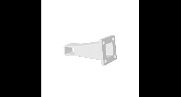 Brulo windscherm muuranker wit (wandbeugel) ((alleen geschikt voor Brulo windschermen!)_