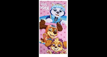 Paw Patrol Strandlaken Meisjes – 70x140 cm – Polyester – Sneldrogend – Strand Handdoek