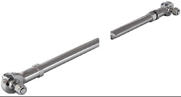 VETUS OB1000 RVS Verbindingsstang voor Buitenboordmotoren