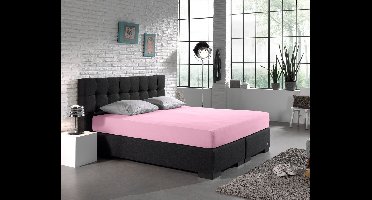 Dreamhouse Dubbel Jersey Hoeslaken – 190/200x220/230 – Roze – Lekker Zacht