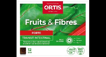 Ortis Vruchten & Vezels Darmtransit 12 Kauwtabletten