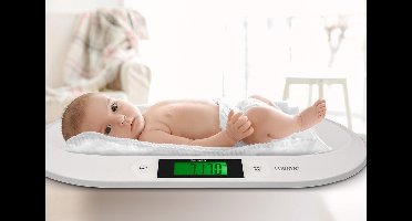 LUVION® Babyweegschaal Exact-75 - Digitale Baby Weegschaal - Op 5 gram nauwkeurig - Meetlint inclusief