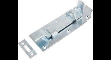 WAELBERS rolschuif met bocht | sluitoog voor hangslot | 140 x 52 mm | verzinkt