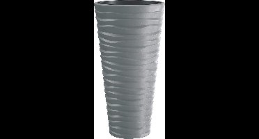 Bloempot met uitneembare inzet Sand Slim / antraciet