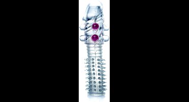 Power Escorts - Penis Sleeve - Penis Extender - Flexibele Gel - Penis Sleeve Clear -  14 Cm