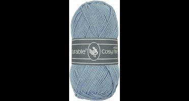 5 x Durable Cosy extra fine blue grey - blauw grijs (289) - acryl en katoen garen - 50 grams - pendikte 3 a 3,5mm