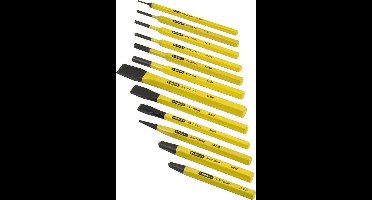 STANLEY Koudbeitel- En Drevelset 12Dlg. - 4-18-299