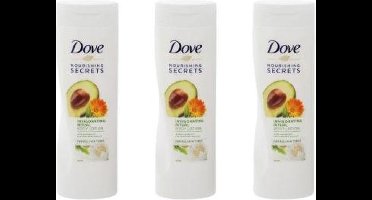 Dove Bodylotion - Invigorating Ritual - 3 x 400 ml - Voordeelverpakking