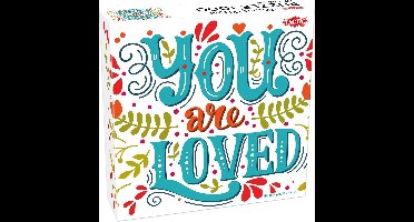 Tactic You Are Loved – Puzzel – 1000 stukjes – Positieve Tekstpuzzel – Rustgevend Ontwerp – Hoogwaardige Scandinavische Kwaliteit