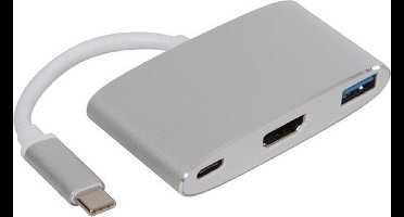 USB 3.1 TYPE C naar HDMI + USB 3.0 + POWER DELIVERY