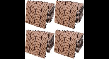 WPC Vlondertegel Set 44 Stuk Klassiek 30x30cm - Terracotta
