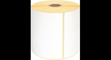 4 X Zebra labeletiket Quantore 880191-076D 102x76mm 25mm wit permanent