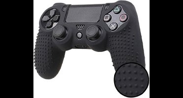 Silicone Hoes / Skin voor Playstation 4 - PS4 Controller Zwart