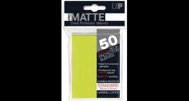 Speelgoed | Kaartspel - Sleeves Pro-Matte Bright Yellow D12
