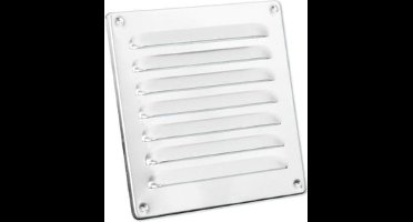 NEDCO ventilatierooster | schoepenrooster | aluminium | 160 x 160 mm | alu