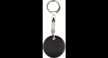 Shungit Sleutelhanger (Rond)