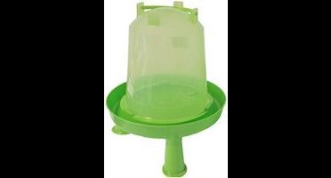 Plastic drinkfontein bajonet/op poot 3 liter groenGebr. de Boon