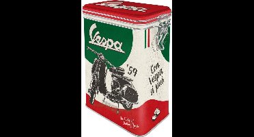 Nostalgic Art - Vespa Italian Classic - 3D Design Clip Top Box