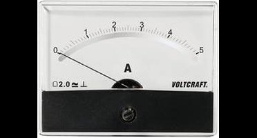 VOLTCRAFT AM-86X65/5A/DC AM-86X65/5A/DC Inbouwmeter AM-86X65/5 A/DC Draaispoel