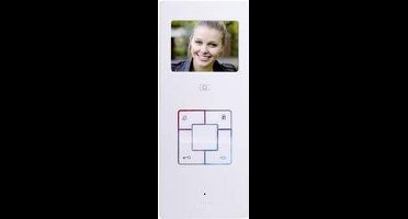 m-e modern-electronics Vistus VD603 Vistus Binnenunit voor Video-deurintercom Kabelgebonden Zilver, Wit