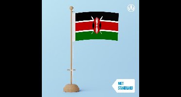 Tafelvlag Kenia 10x15cm | met standaard