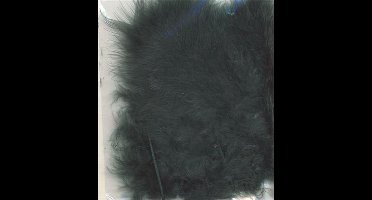 Veren - Marabou veren - 5-15cm - groen Craft - 15 stuks