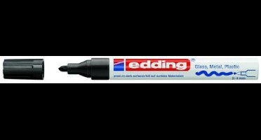edding-750 glanslakmarker zwart 10ST 2-4 mm / 4-750-9-001